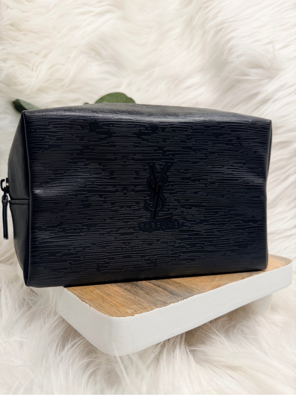 Yves Saint Laurent Perfumes Black cosmetic pouch